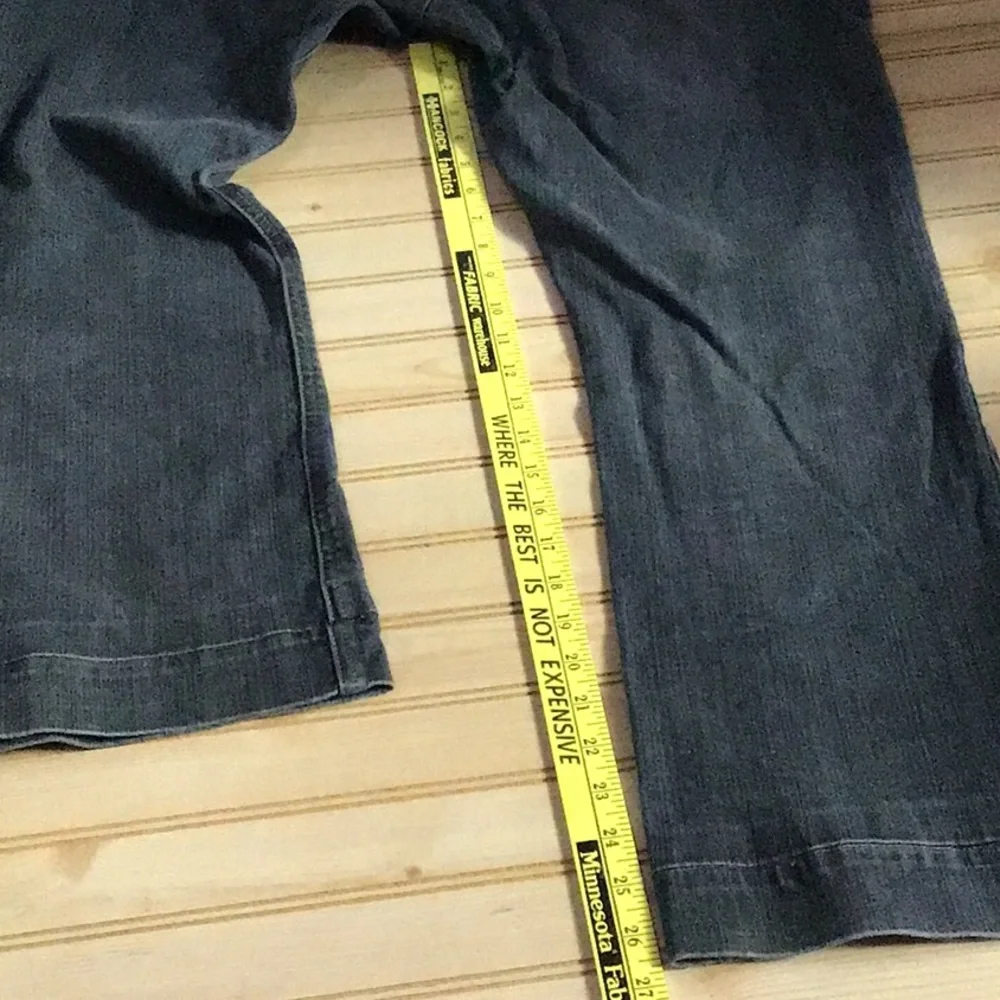 Land’s‎ End Dark Grey Gray Denim Jean Sz 14